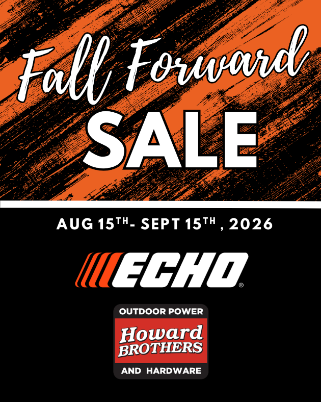 Prep for Fall with Echo and Get a Free Blower at Howard Brothers