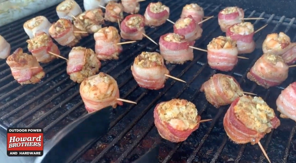 Traeger Cook - Turkey Stuffing Bacon Balls