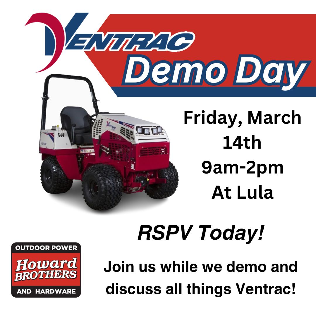 Ventrac Demo Day - RSVP by March 14th, 2025