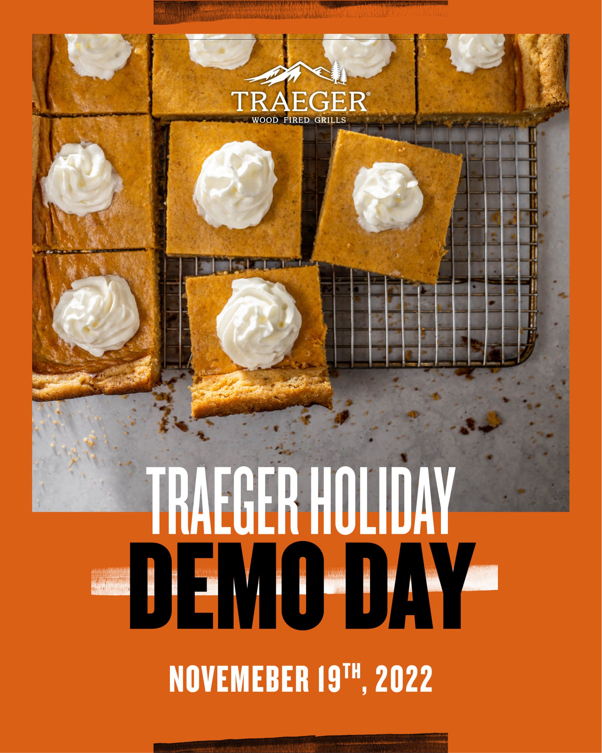 Traeger Demo Day Cookout on November 19th, 2022