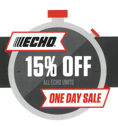 Echo One Day Sale - September 16th, 2026