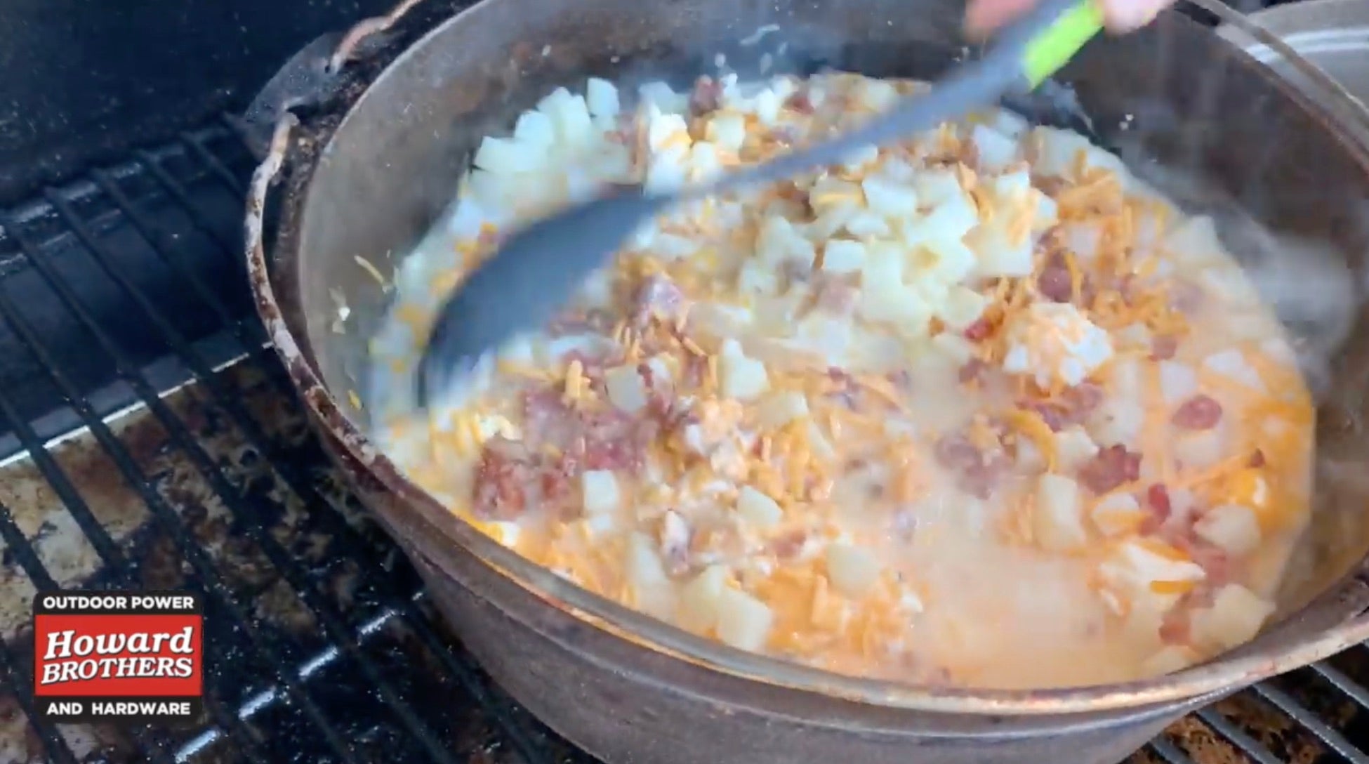 Traeger Cook - Smoked Bacon Potato Cheesy Soup
