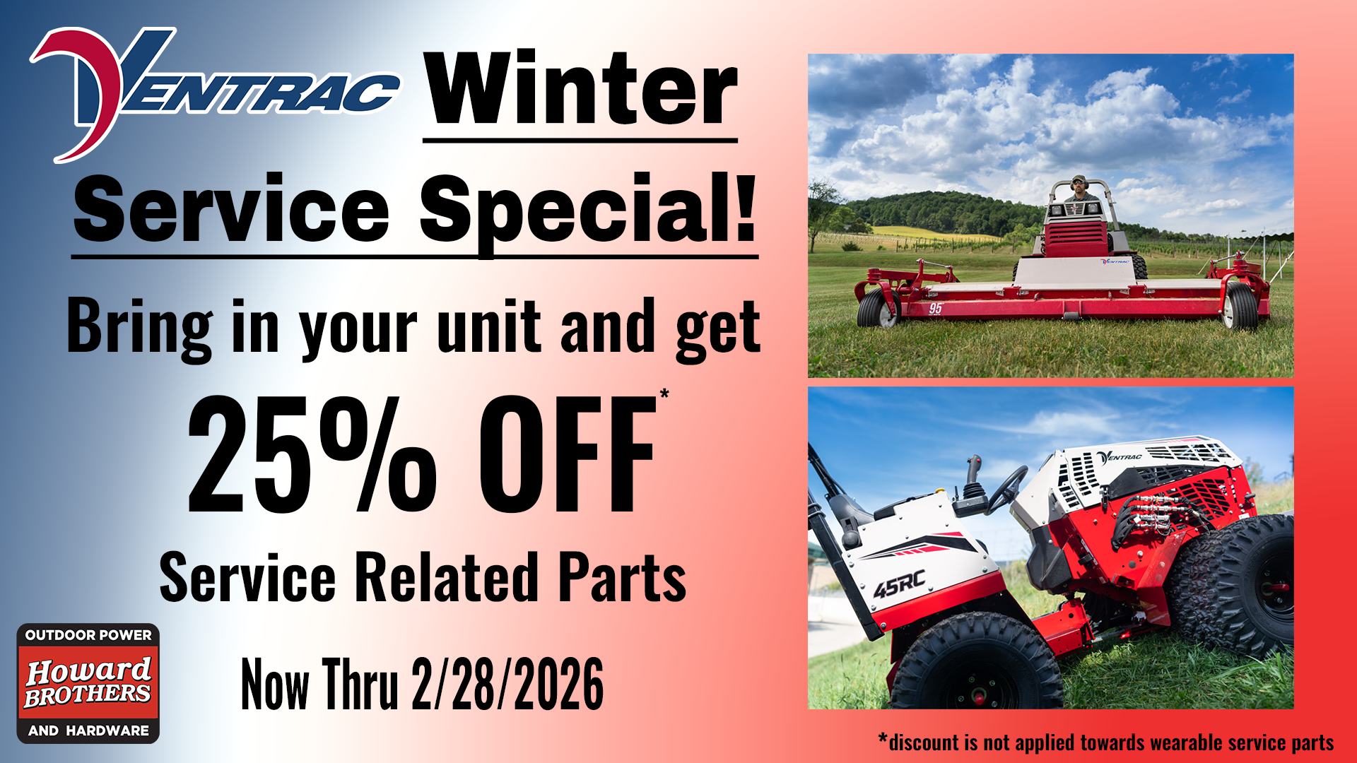 Ventrac Winter Service Special