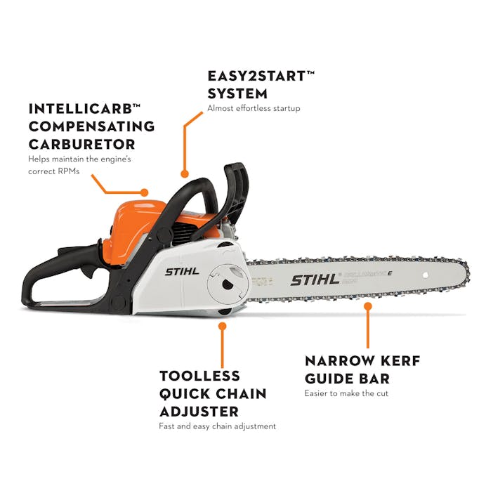 STIHL　MS180　チェーンソー STIHL MS 180 16 in. 31.8 cc Gas Chainsaw Mfr# 11302000448US - Ace